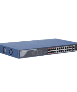 Alternative view of Hikvision DS-3E0326P-E/M 24 Ports P0E 10/100MBPS with 1 SFP and Gigabit Ethernet Uplink