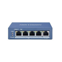 Hikvision DS-3E0505P-E 4 Ports Gigabit Poe with 1 Ports Gigabit uplink