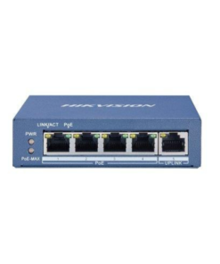 Hikvision DS-3E0505P-E   4 Ports Gigabit Poe with 1 Ports Gigabit uplink