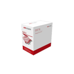 Hikvision DS-1LN6UE-W  4-Pair UTP CAT-6 Cable Pure Copper 24awg FR PVC 305M (1000Feet) Box