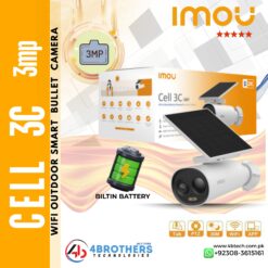 Imou Cell 3C 2K Bullet Outdoor Wifi Solar Rechargeable Camera
