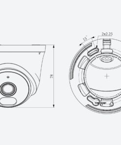 TC-C320N 1ANB-4 2MP Dome Color Maker Camera - Image 4