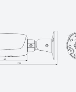 Tiandy TC-C32US Spec:I8/A/E/Y/M/S/H/2.7-13.5mm/V4.0 2MP Motorized IR Bullet Camera - Image 4
