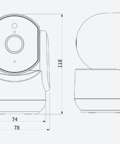 Tiandy TC-H332A Spec:I2W/WIFI/Eu/4mm 3MP Fixed Color Maker Wi-Fi PT Camera - Image 4