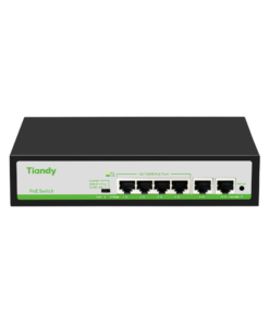 Tiandy TC-P3S06 55W  Spec:F/0420/AT/55 PoE Switch