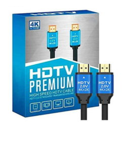 High-Speed HDMI Cable 4K Ultra HD & 1080P – HDMI Male to Male for TV, Laptop, PC & Gaming Console | Durable Audio Video Cable with Stable Signal Transmission