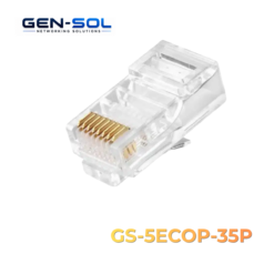 GENSOL UTP CAT 5E RJ45 COPPER CONNECTOR 100PCS
